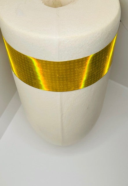 2" Yellow / Gold High Intensity Reflective Tape